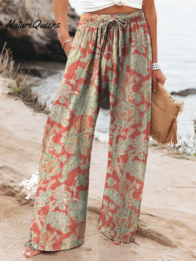 Cleotilde™ | Vestido vintage de algodón con estampado floral