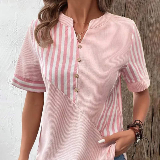 Adriana™ | Camisa De Rayas