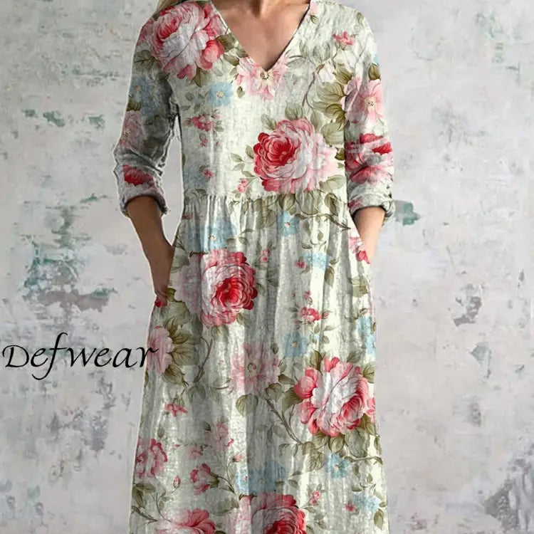 Camila™ | Vestido Vintage Con Estampado Floral