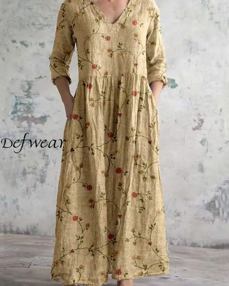 Ana™ | Vestido Vintage Con Estampado Floral