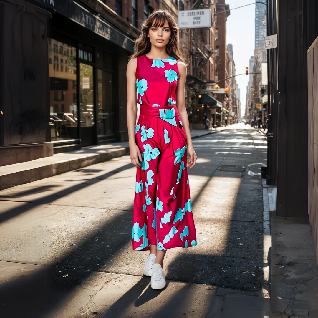 Malen™ | Vestido elegante de noche con estampado floral