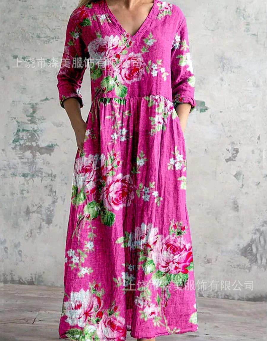 Evelyn™ | Vestido Vintage Con Estampado Floral