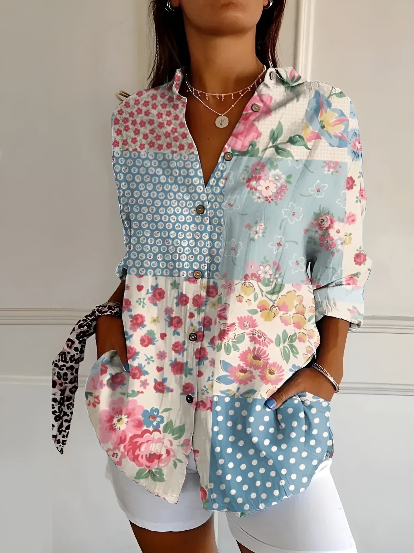 Tania ™ | Blusa Con Estampado Floral