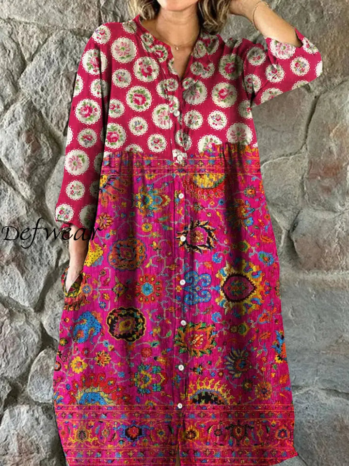 Paula™ | Vestido Midi Elegante Con Cuello En V