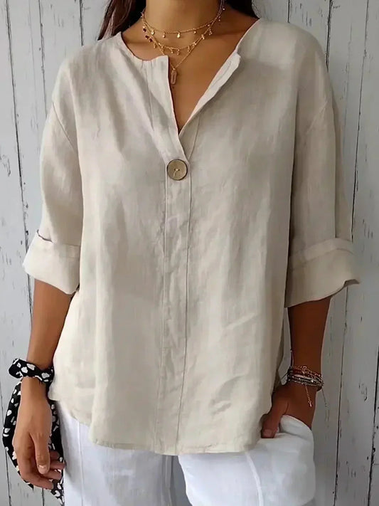 Franchesca™ | Blusa Informal Cuello V