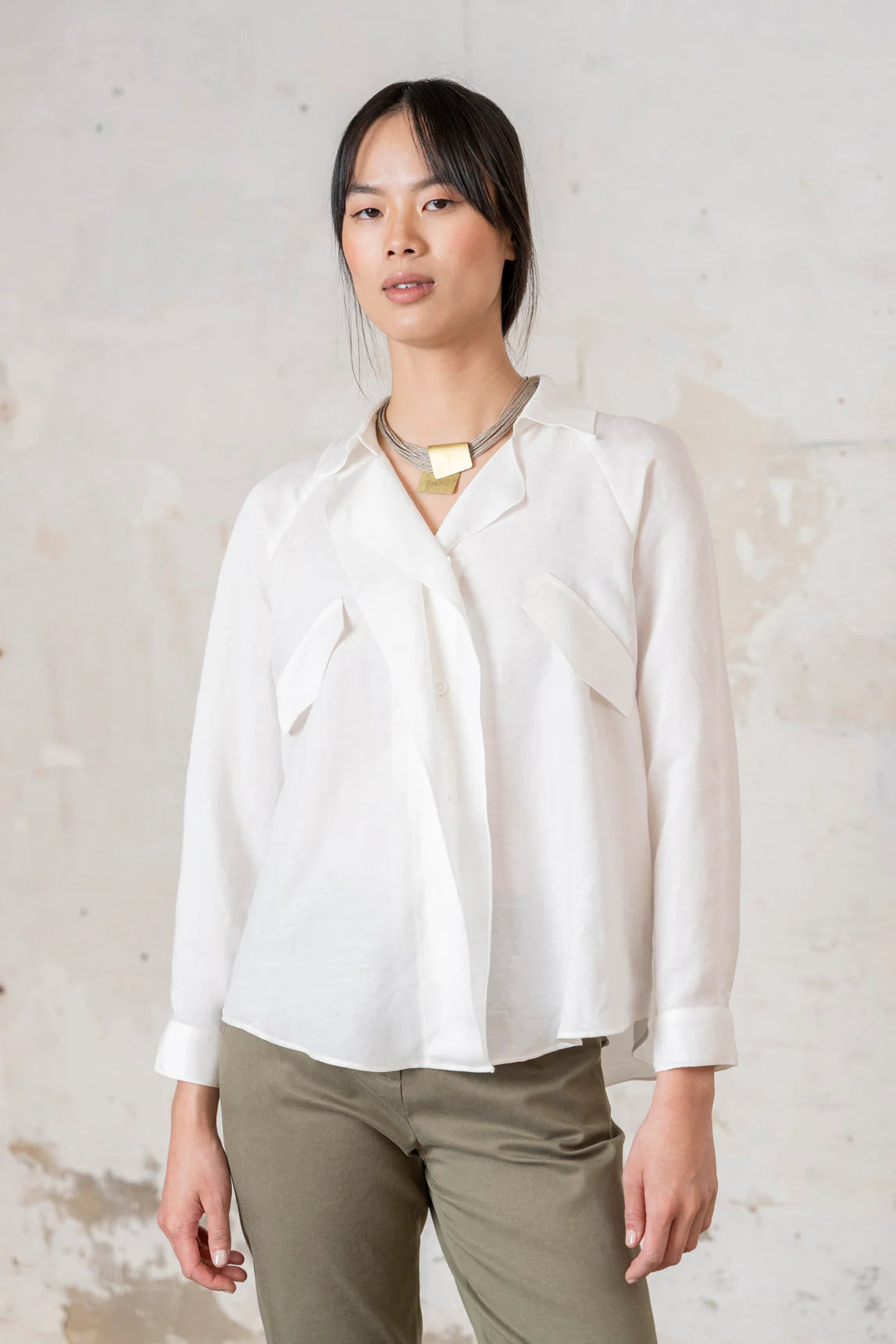Sacha™ | Camisa Alatri blanco