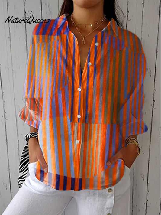 Sienna™ | Camisa informal de lino con cuello en V