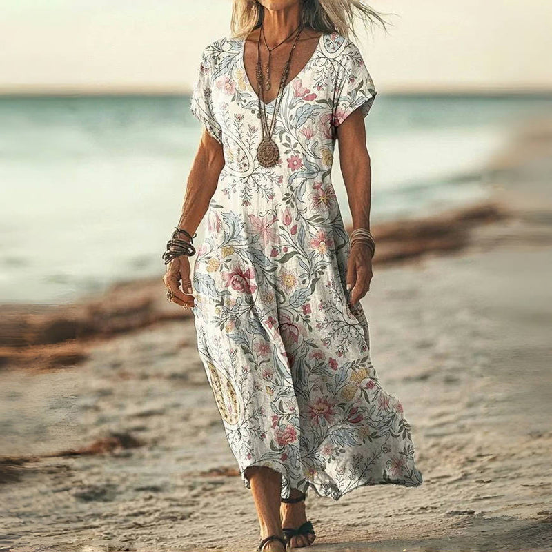 Helga™ | Vestido Floral Vintage