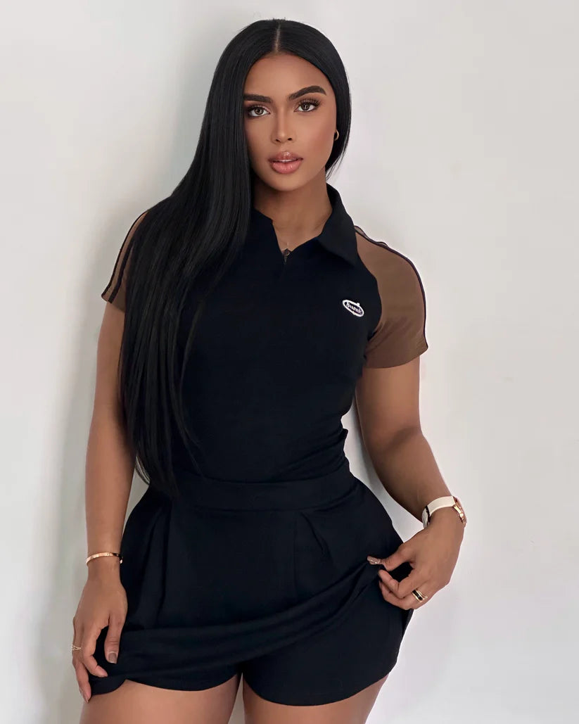 Carmen™ | Conjunto Falda Plisada Algodón