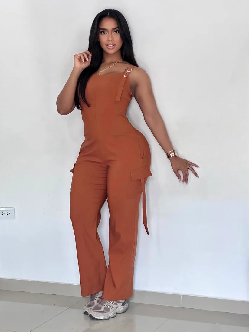 Alma™ | OVEROL CARGO BENGALINA STRETCH