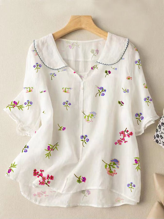 Ayelén™ |  Camisa de algodón holgada