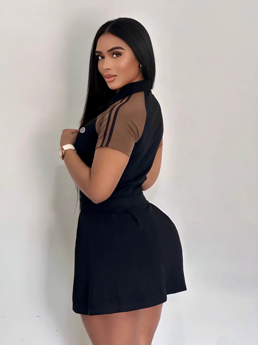 Carmen™ | Conjunto Falda Plisada Algodón