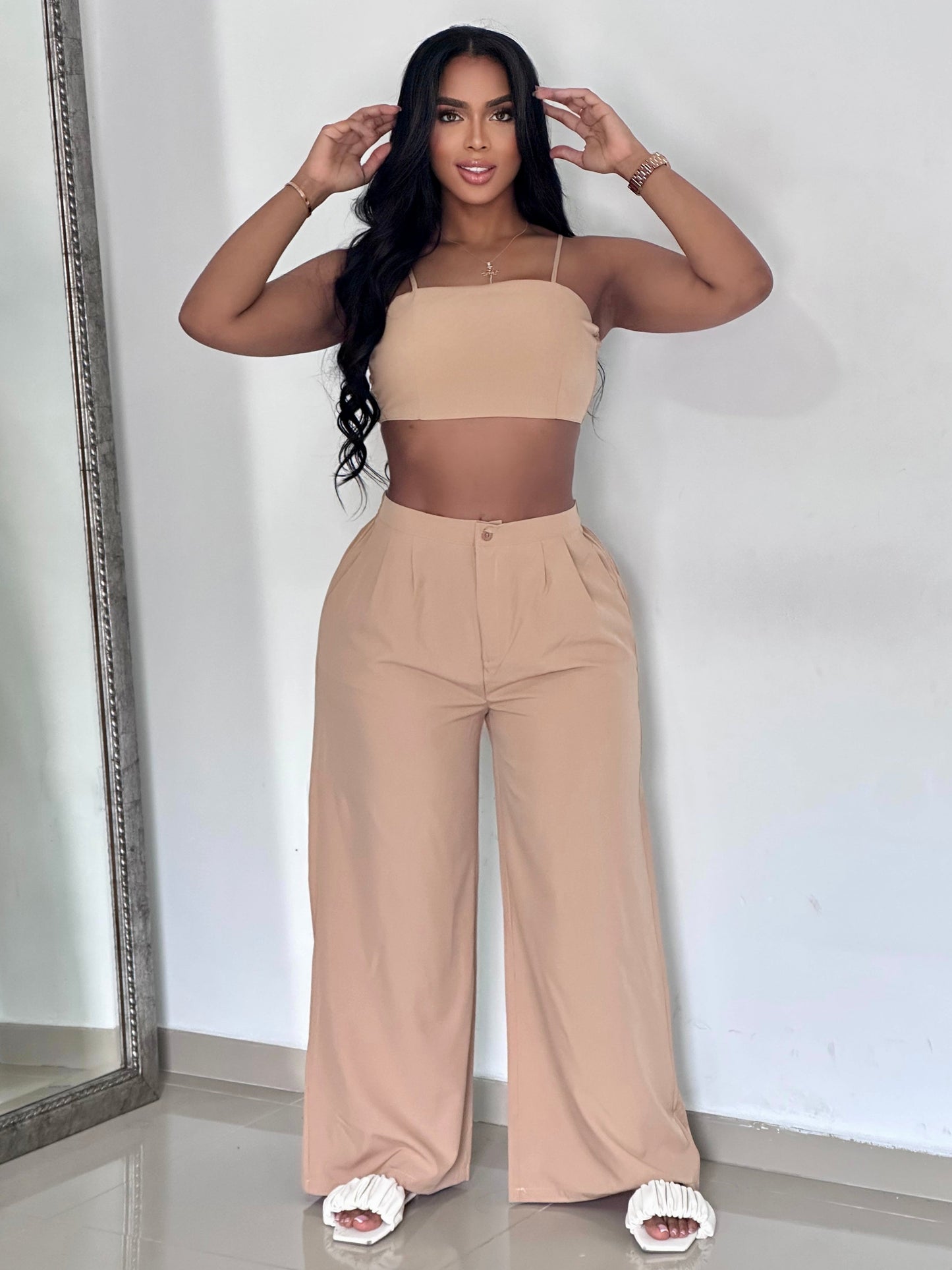 Rocio™ | CONJUNTO CHALIS BLUSA TIRAS