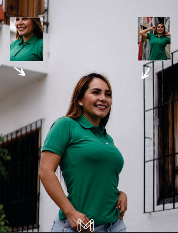 Camelia™ | Polo Elegante De Dama Premium