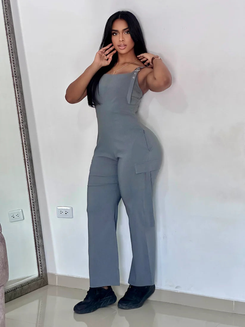 Alma™ | OVEROL CARGO BENGALINA STRETCH