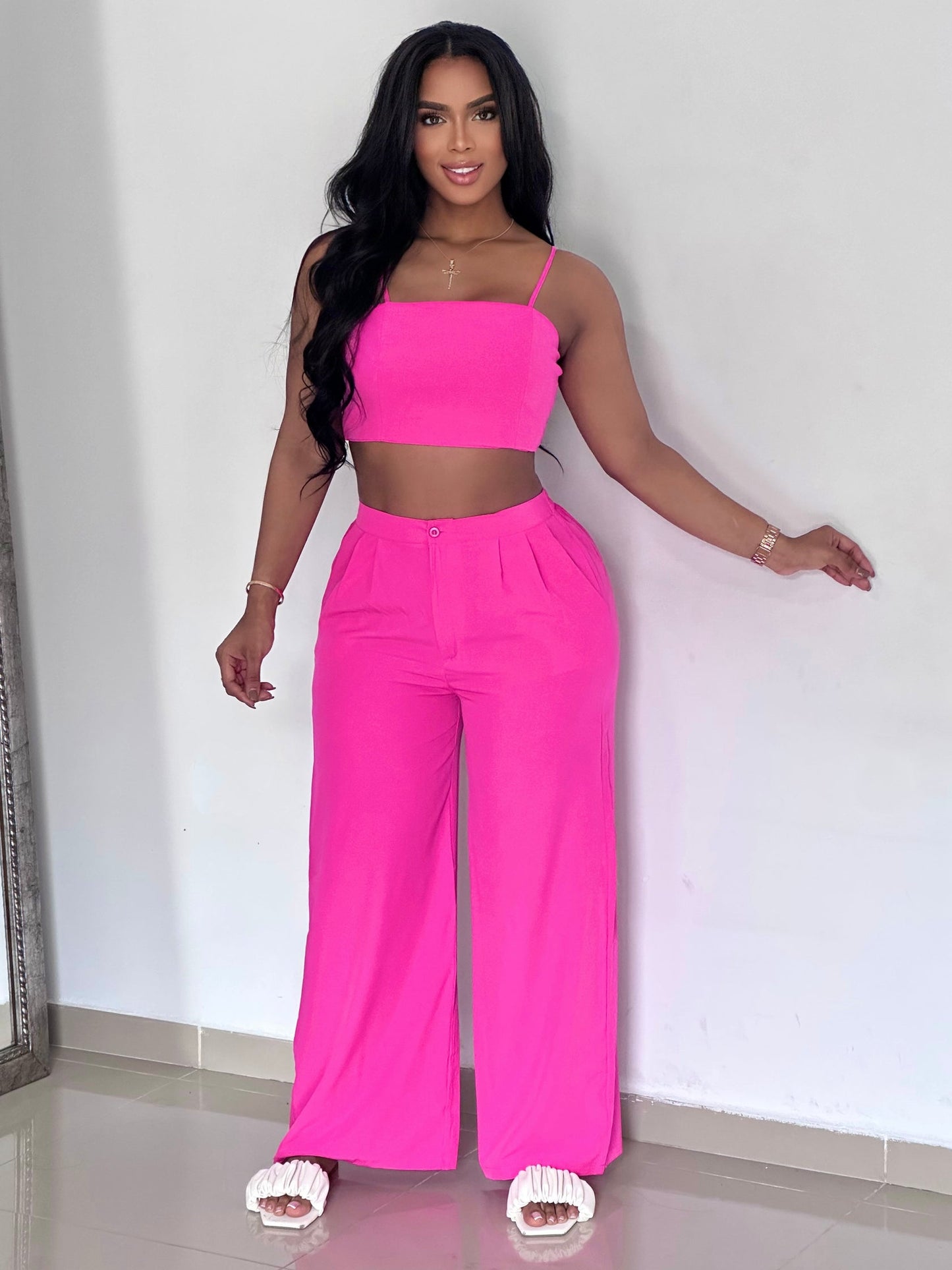 Rocio™ | CONJUNTO CHALIS BLUSA TIRAS