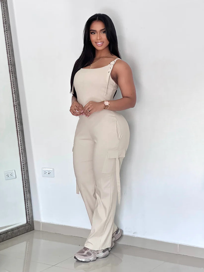 Alma™ | OVEROL CARGO BENGALINA STRETCH