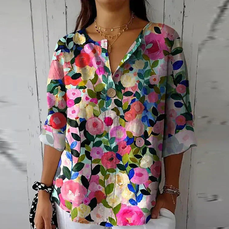 Aroa™ | Blusa Con Estampado Floral