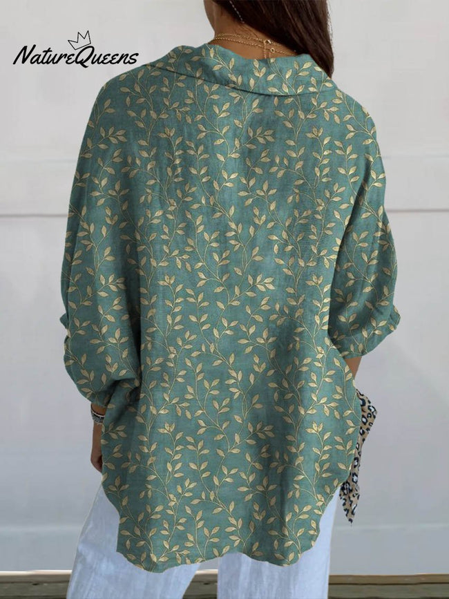 Fiona™ | Camisa informal de lino con cuello en V