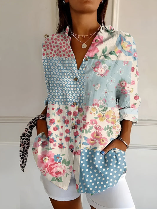 Tania ™ | Blusa Con Estampado Floral