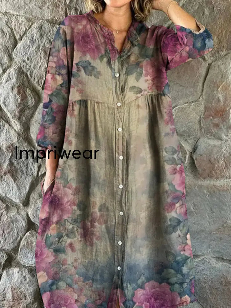 Topacio ™ | Vestido midi elegante con cuello en V