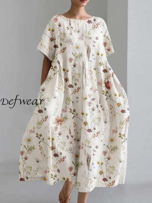 Agnes™ | Vestidos casuales holgados de manga corta