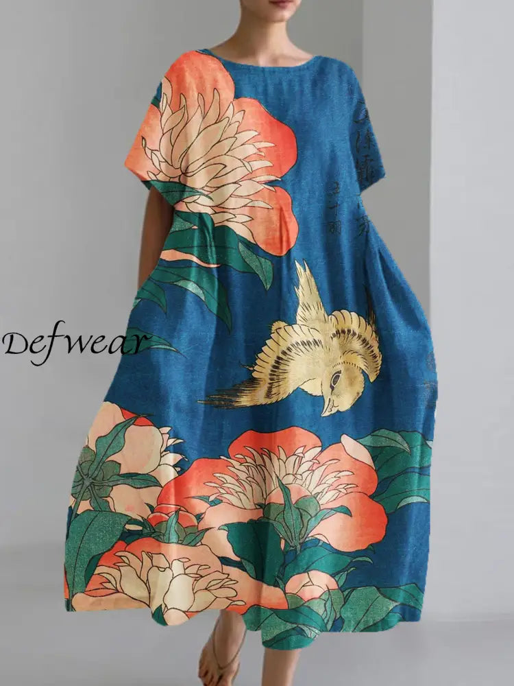 Vida™ | Vestidos casuales holgados de manga corta